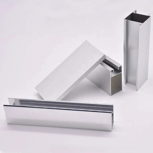 anodized silver aluminum profile