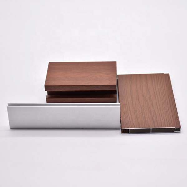 wooden grain aluminum profile