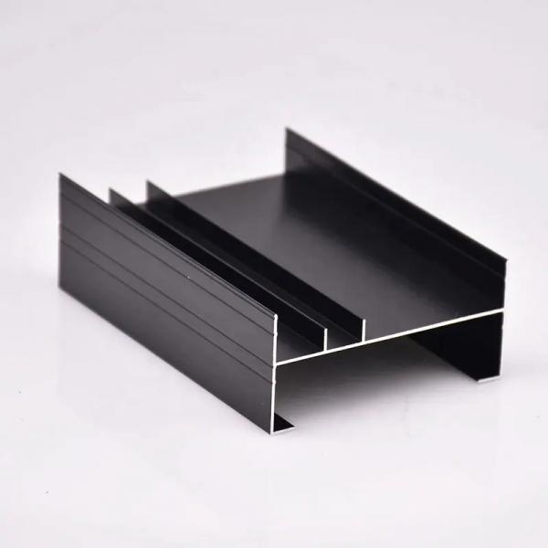 anodized black aluminum profiles