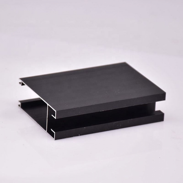 anodized black aluminum profiles