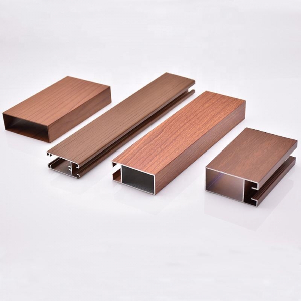 wooden grain aluminum profile