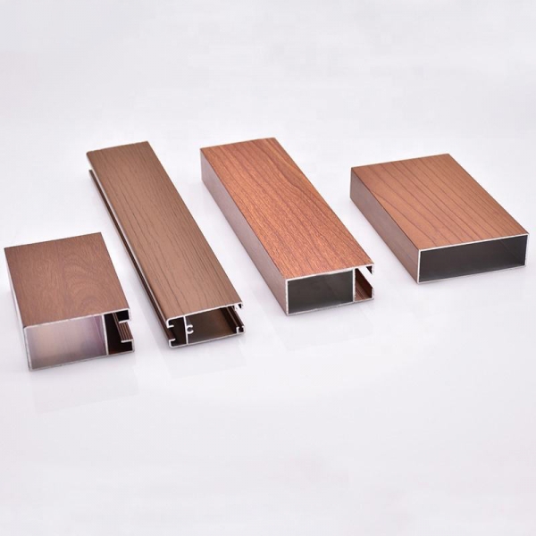 wooden grain aluminum profile