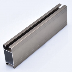 anodized champagne aluminum profile