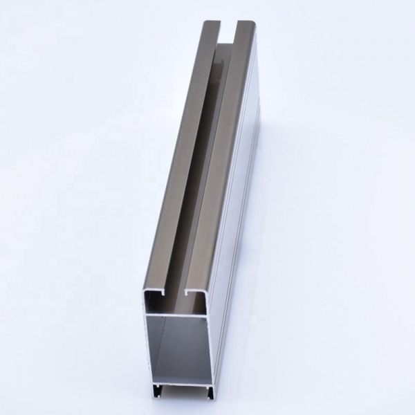 anodized champagne aluminum profile