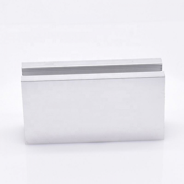 anodized silver aluminum profile