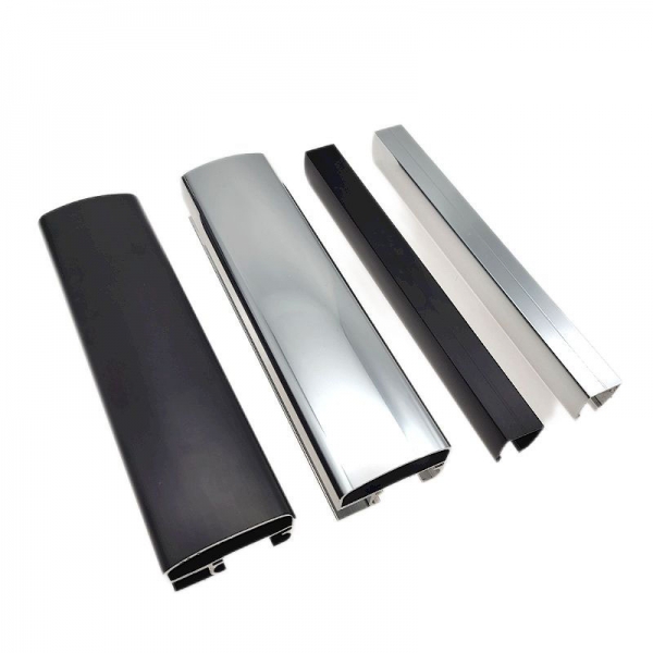 Polished aluminum profile