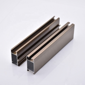 anodized champagne aluminum profile