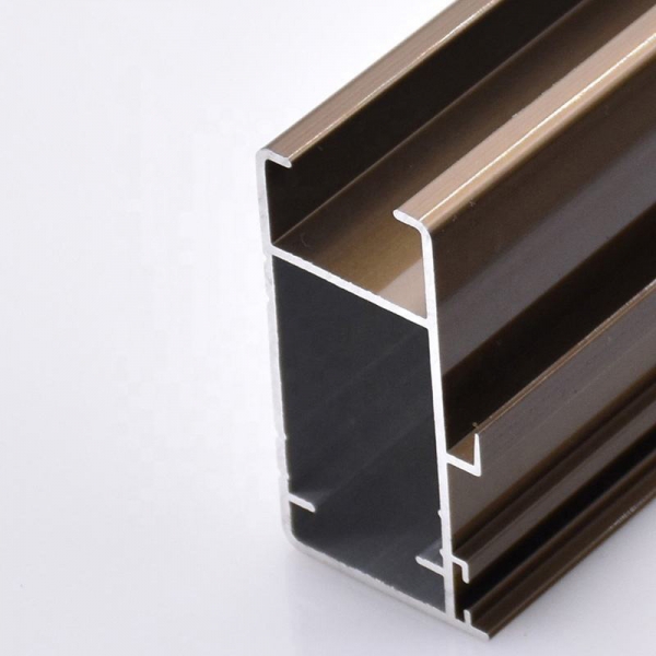 anodized champagne aluminum profile