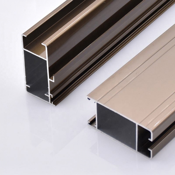 anodized champagne aluminum profile