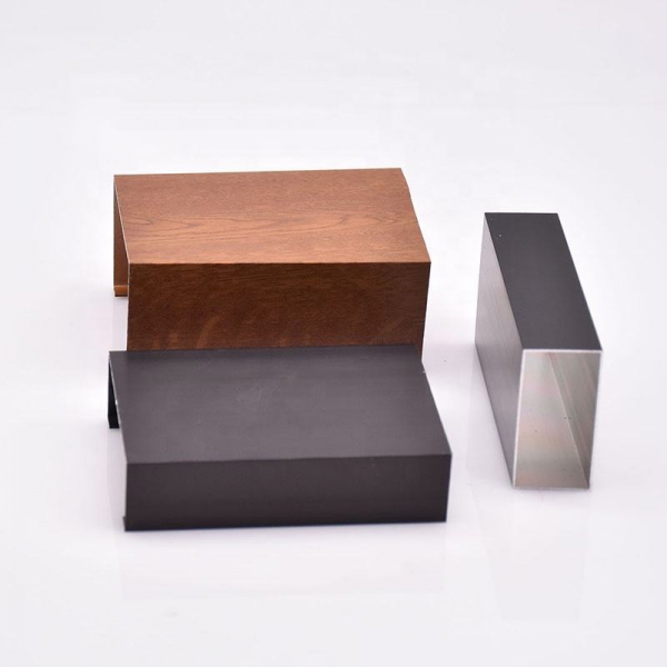 wooden grain aluminum profile