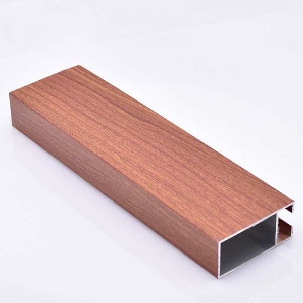 wooden grain aluminum profile