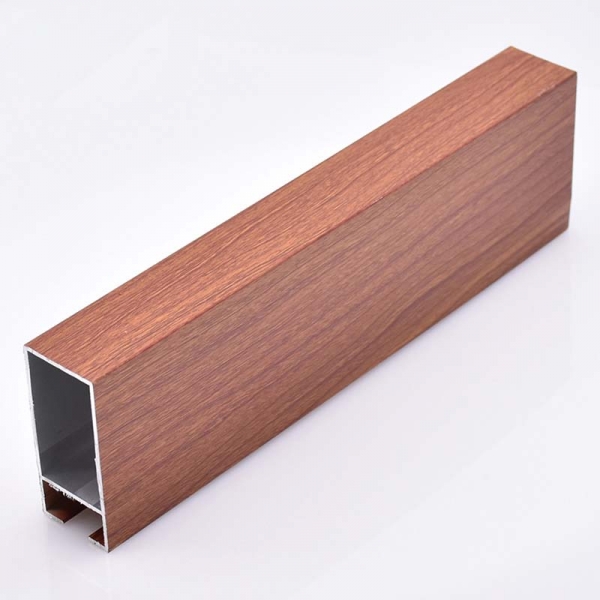 wooden grain aluminum profile