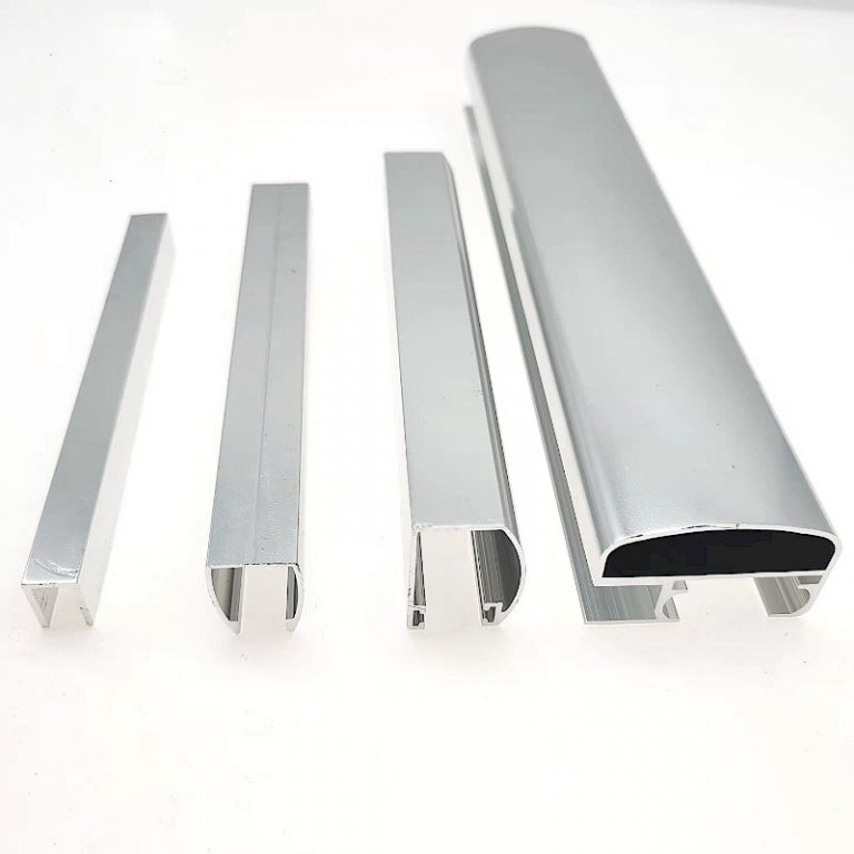 Polished aluminum profile