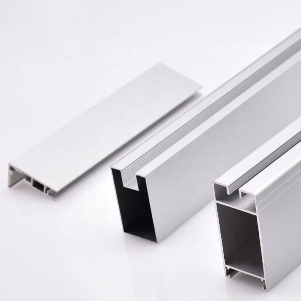 anodized silver aluminum profile