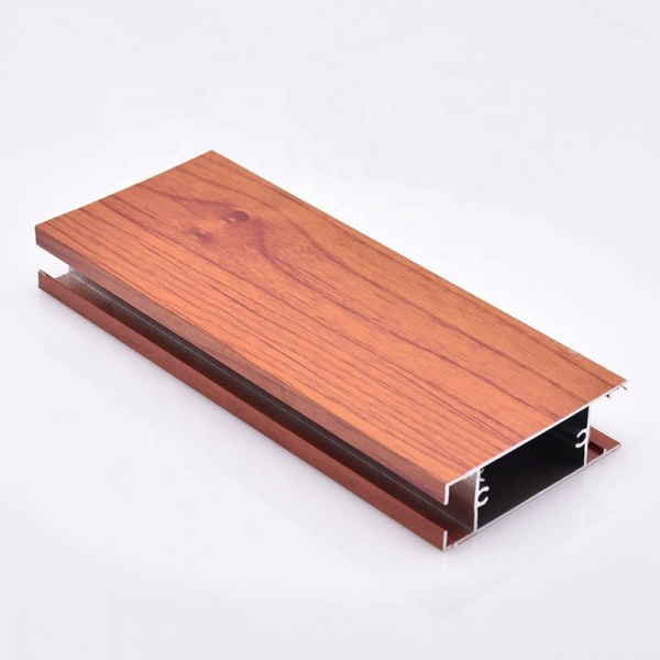 wooden grain aluminum profile