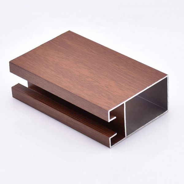 wooden grain aluminum profile