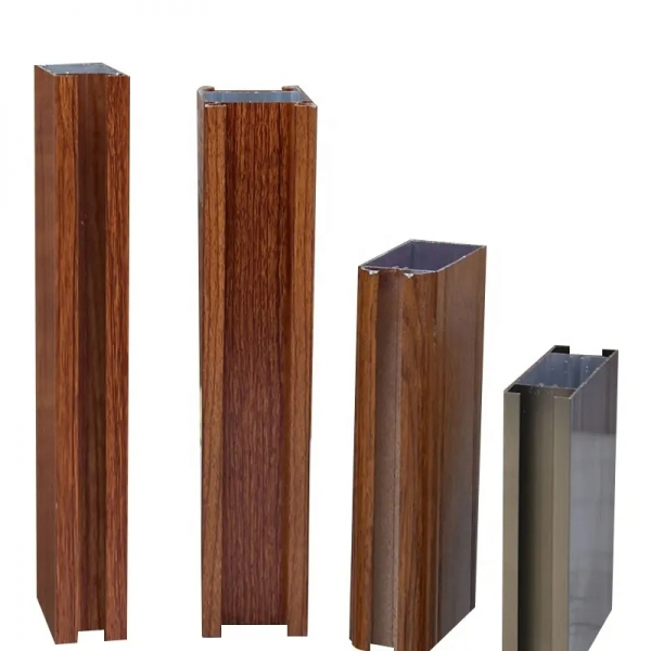 wooden grain aluminum profile