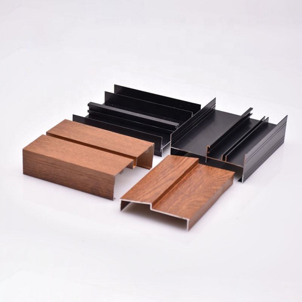 wooden grain aluminum profile