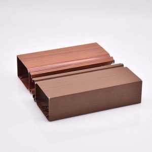 wooden grain aluminum profile