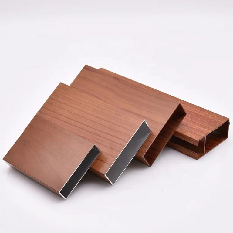 wooden grain aluminum profile