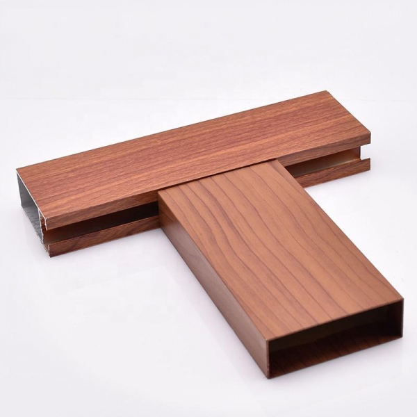 wooden grain aluminum profile