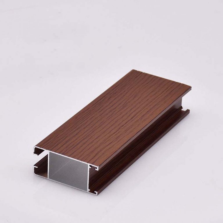 wooden grain aluminum profile