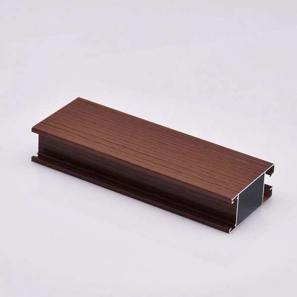 wooden grain aluminum profile