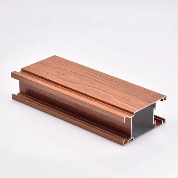 wooden grain aluminum profile