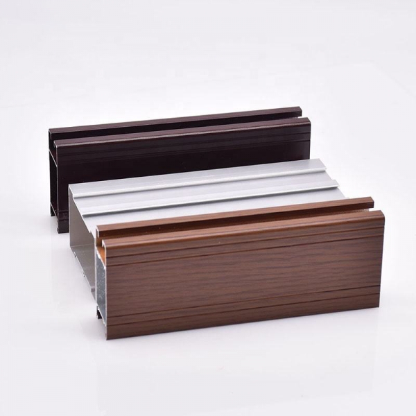 wooden grain aluminum profile