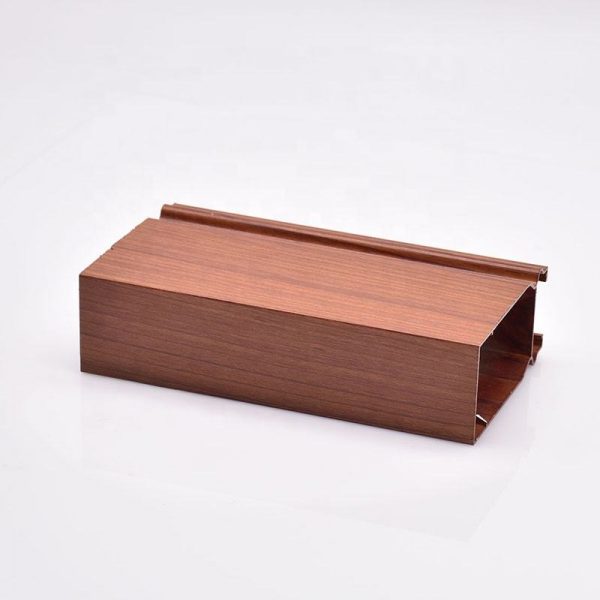 wooden grain aluminum profile