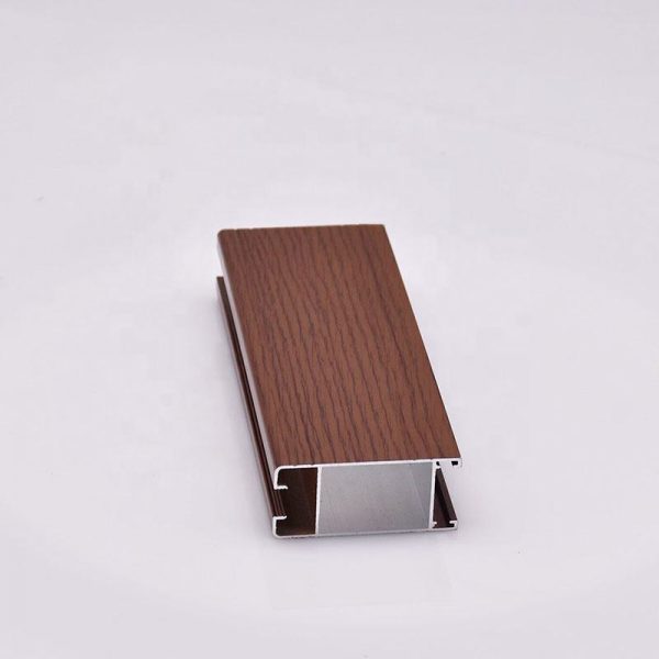 wooden grain aluminum profile