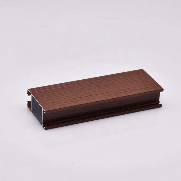 wooden grain aluminum profile