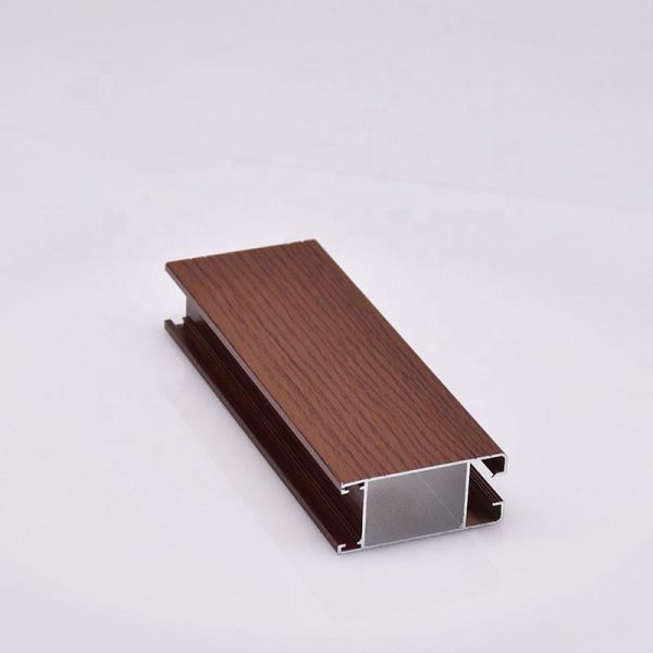 wooden grain aluminum profile