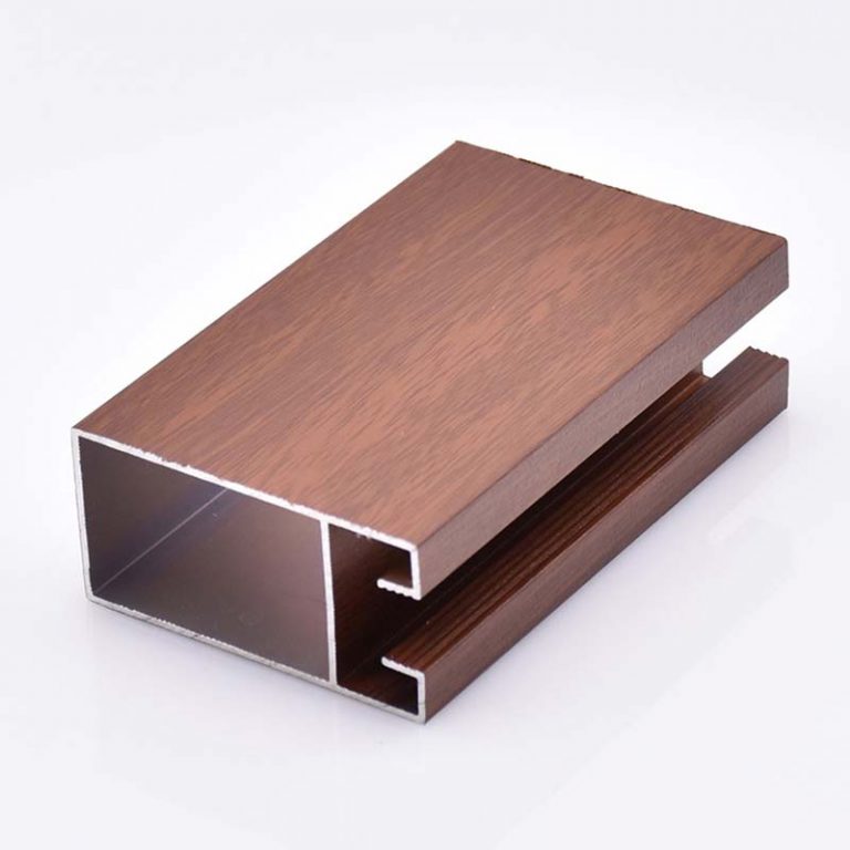 wooden grain aluminum profile