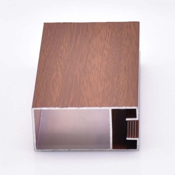 wooden grain aluminum profile