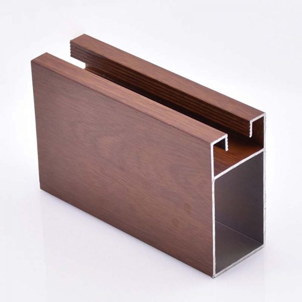 wooden grain aluminum profile