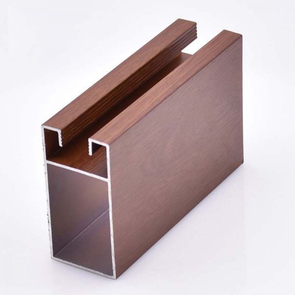 wooden grain aluminum profile