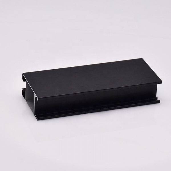 anodized black aluminum profiles