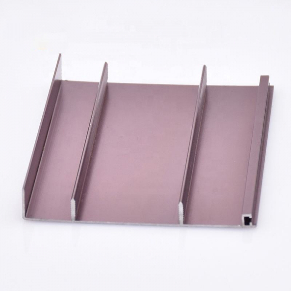 anodized purple rose gold aluminum alloy profile